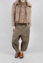 Agos Leather Trousers In Khaki