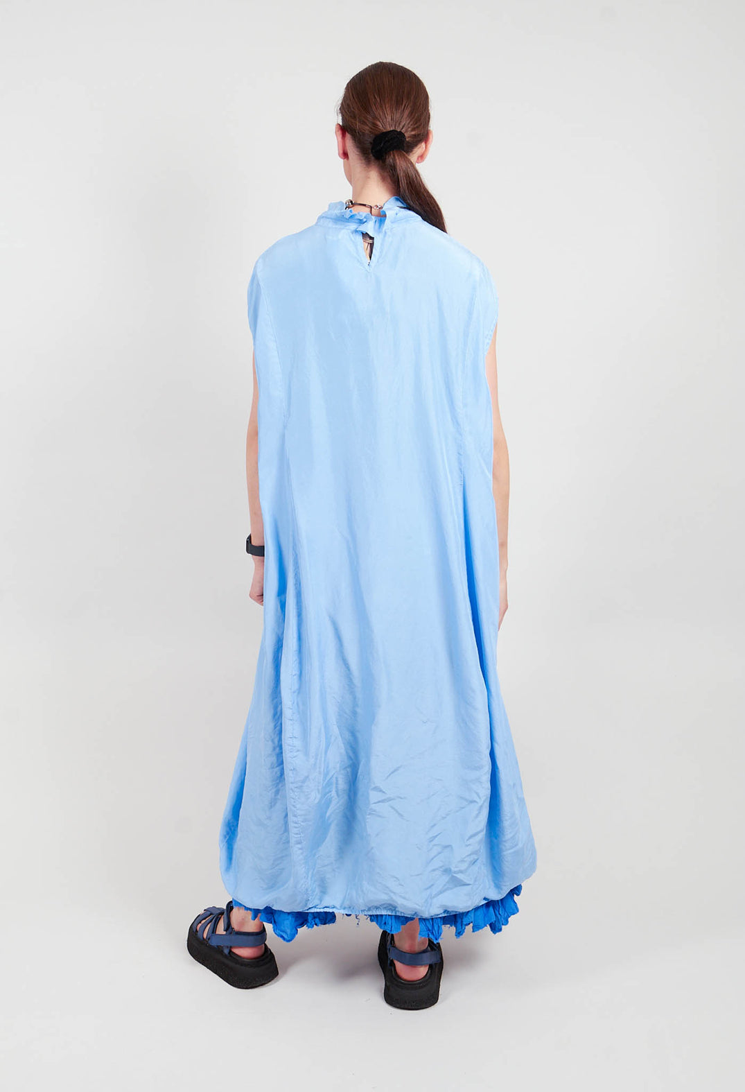 Jahrest Dress in Steinblau