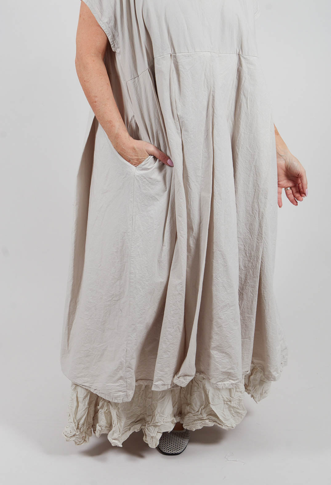 Faltenlove Dress in Pilz