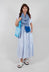 Arcillaalf Dress in Light Blue