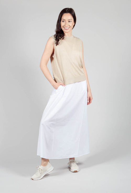 Meliaalf Knit in White Sand