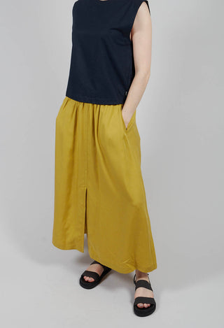 Yokoalf Skirt in Green Yellow