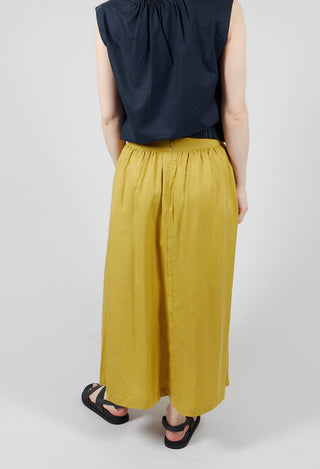 Yokoalf Skirt in Green Yellow