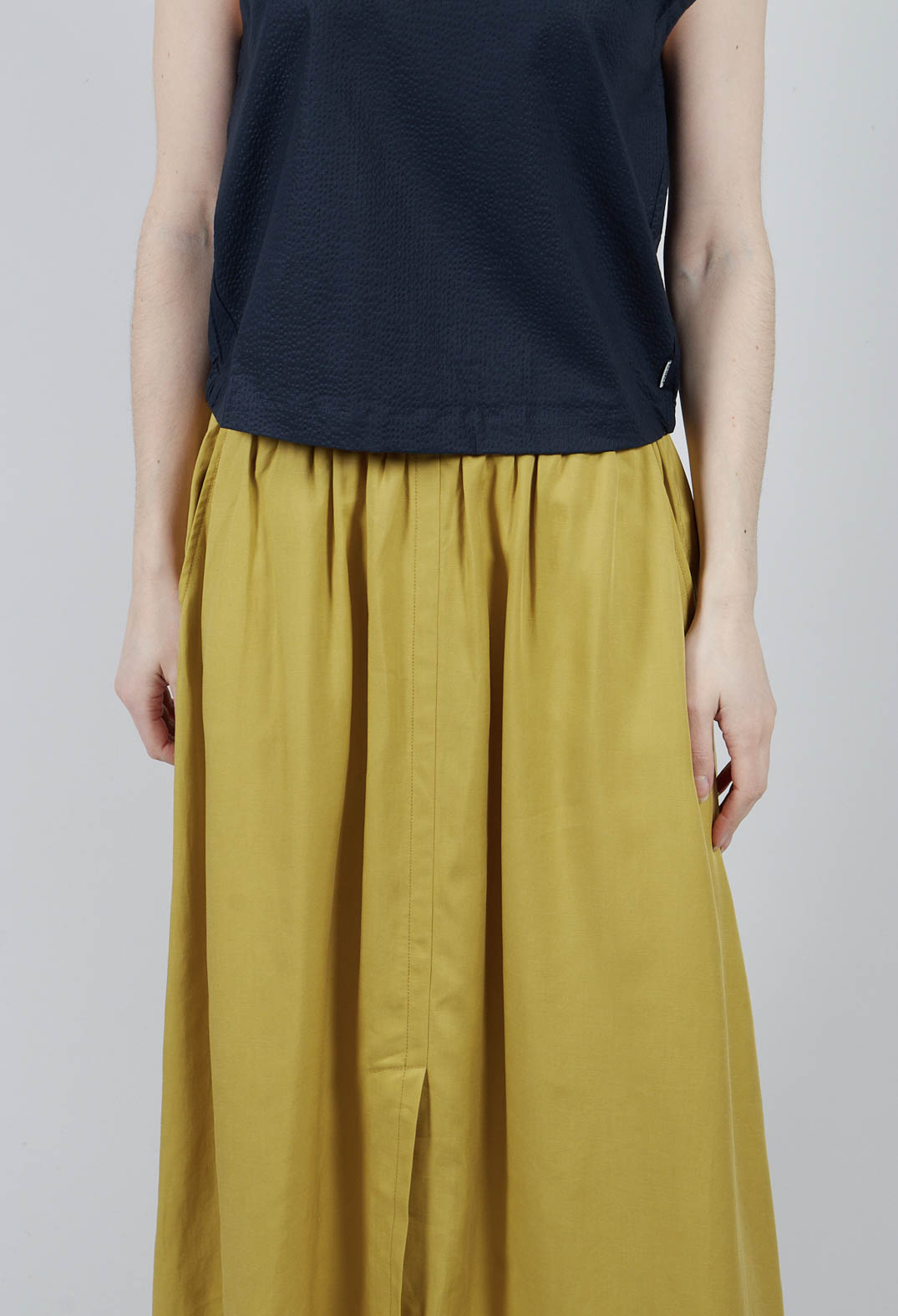 Yokoalf Skirt in Green Yellow