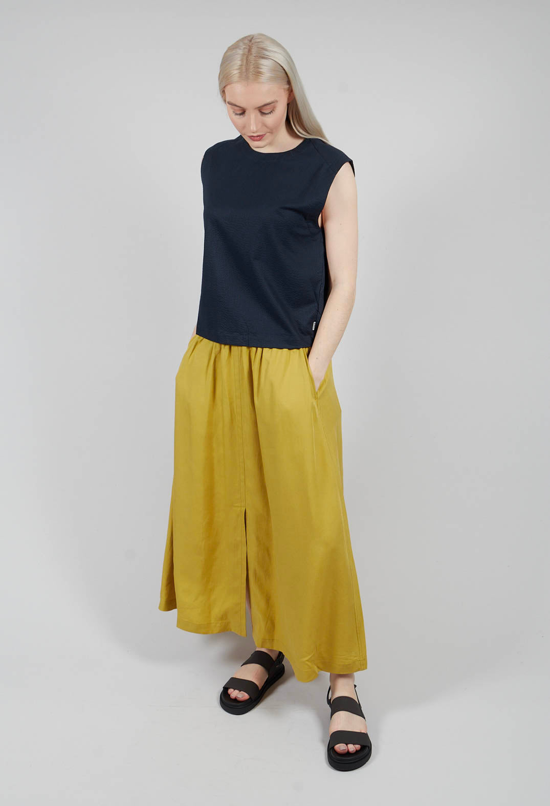Yokoalf Skirt in Green Yellow