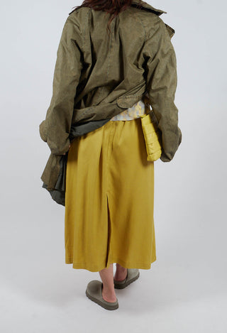 Yokoalf Skirt in Green Yellow