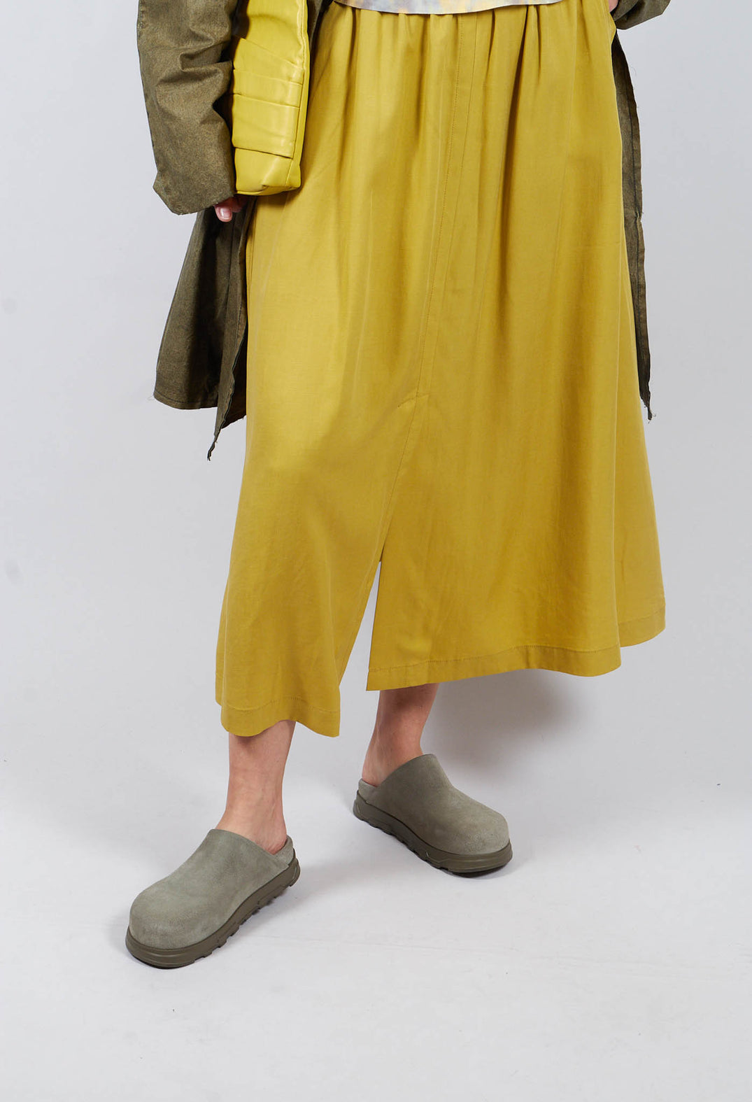 Yokoalf Skirt in Green Yellow