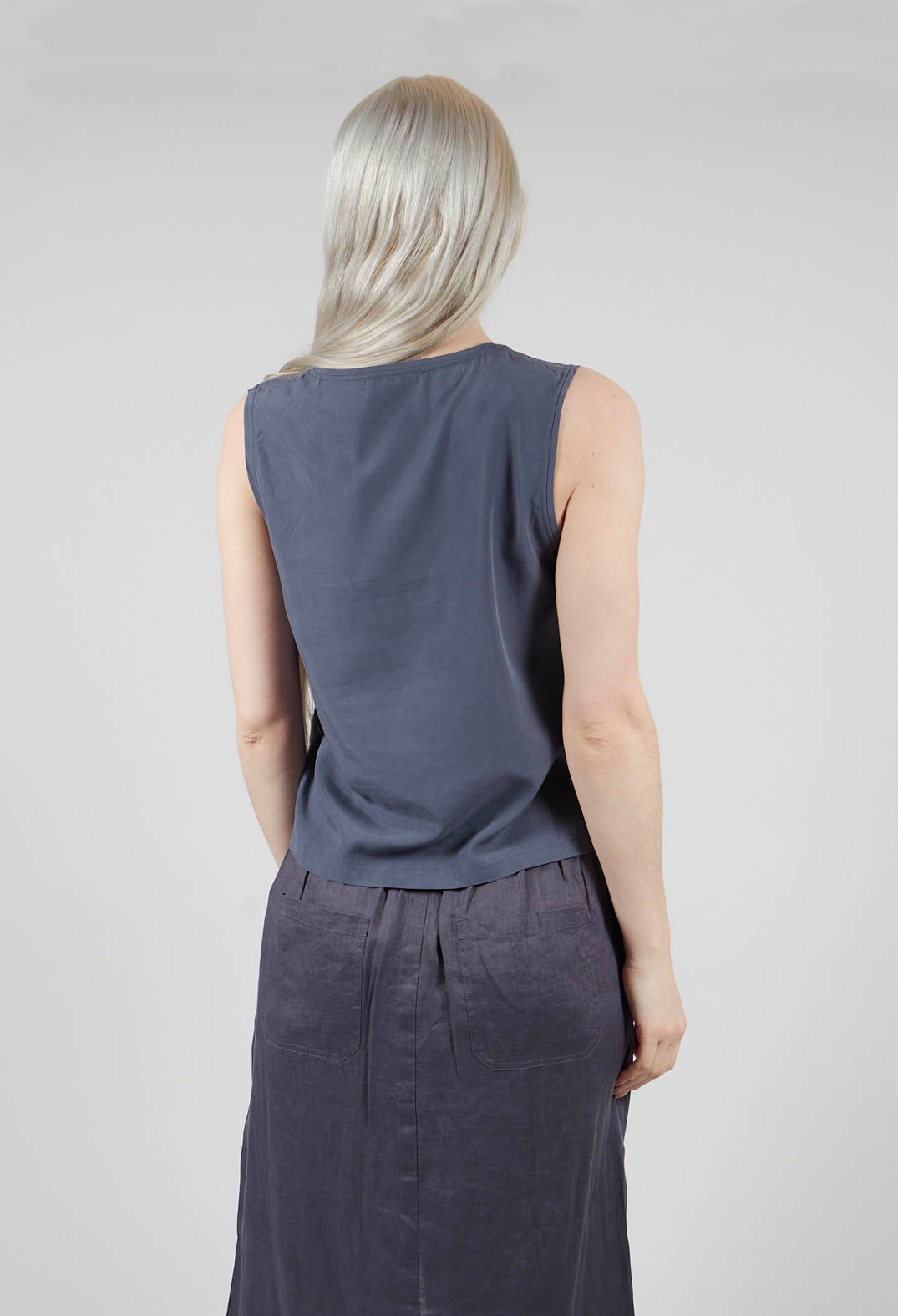 Salmaalf Shirt in Grey Blue