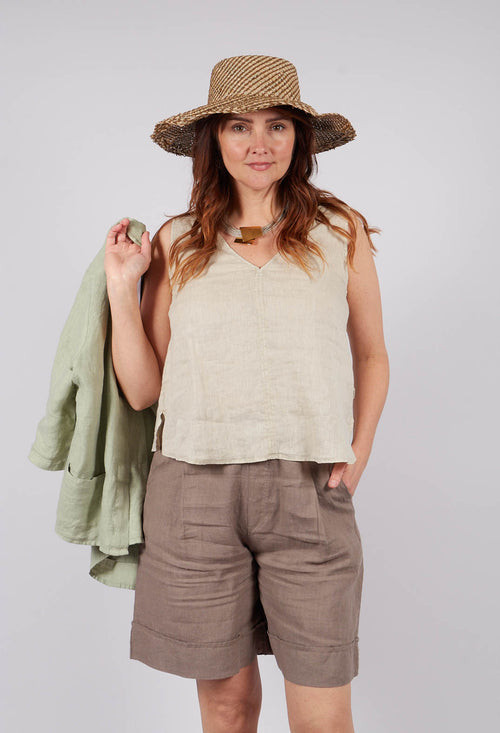 Samyalf Shirt in White Sand