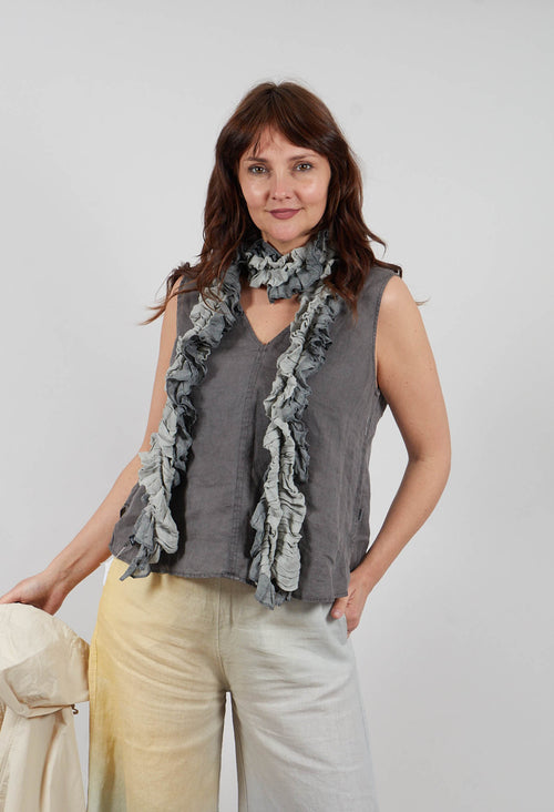 Samyalf Sleeveless Top in Charcoal