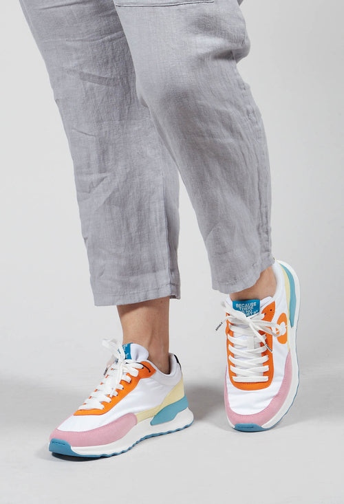 Condealf Sneakers in Off White Pink