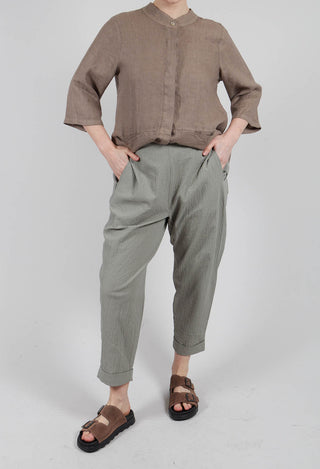 Geisha Trousers in Eucalyptus
