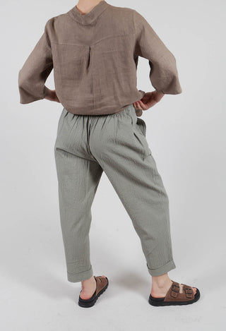 Geisha Trousers in Eucalyptus