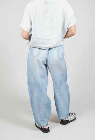 Rayla Sports Trousers in Light Denim