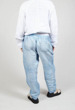 Geishan Long Trousers in Light Denim
