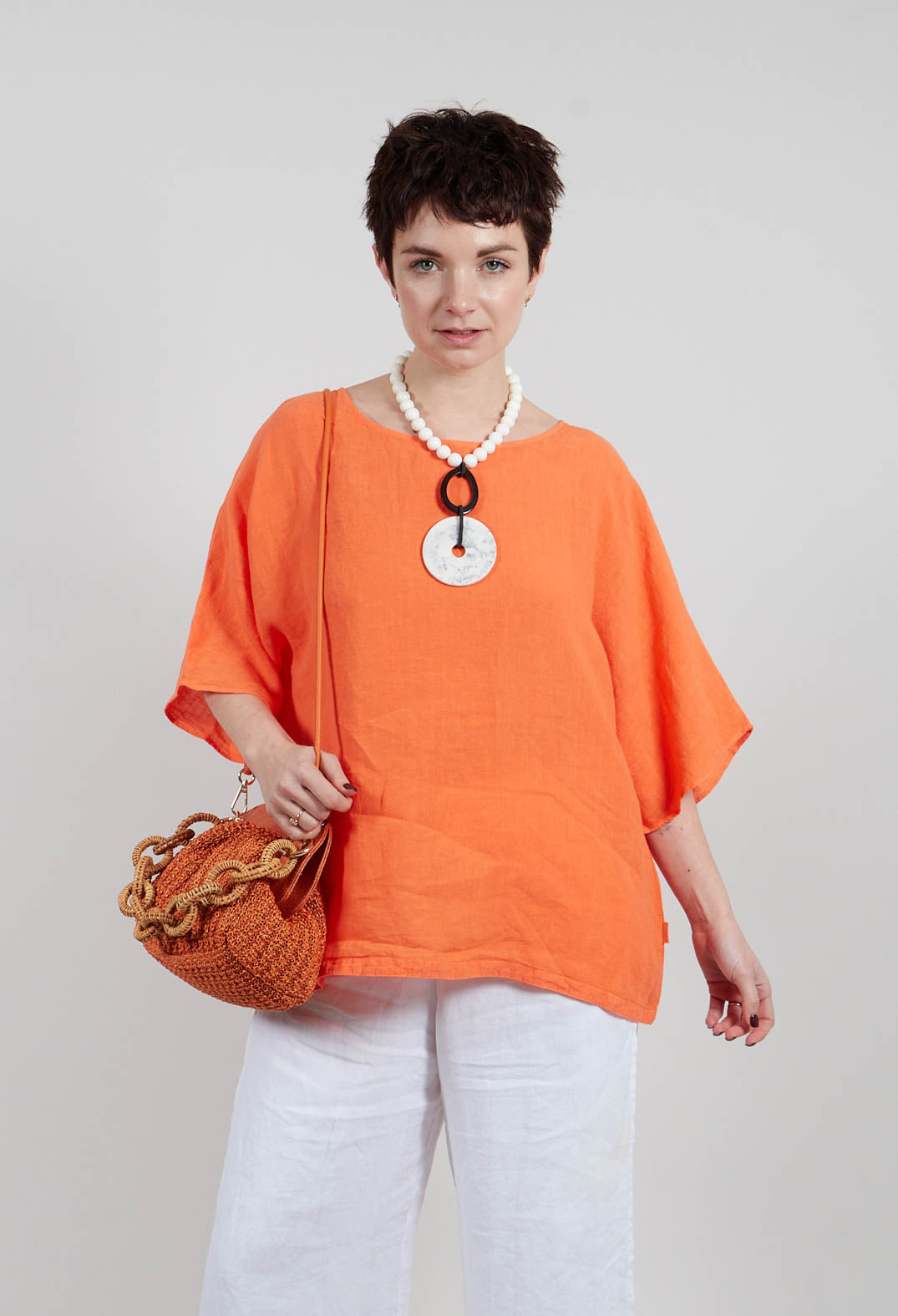 Abigi Top in Arancia