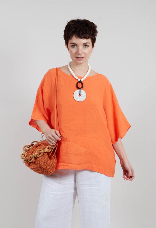 Abigi Top in Arancia