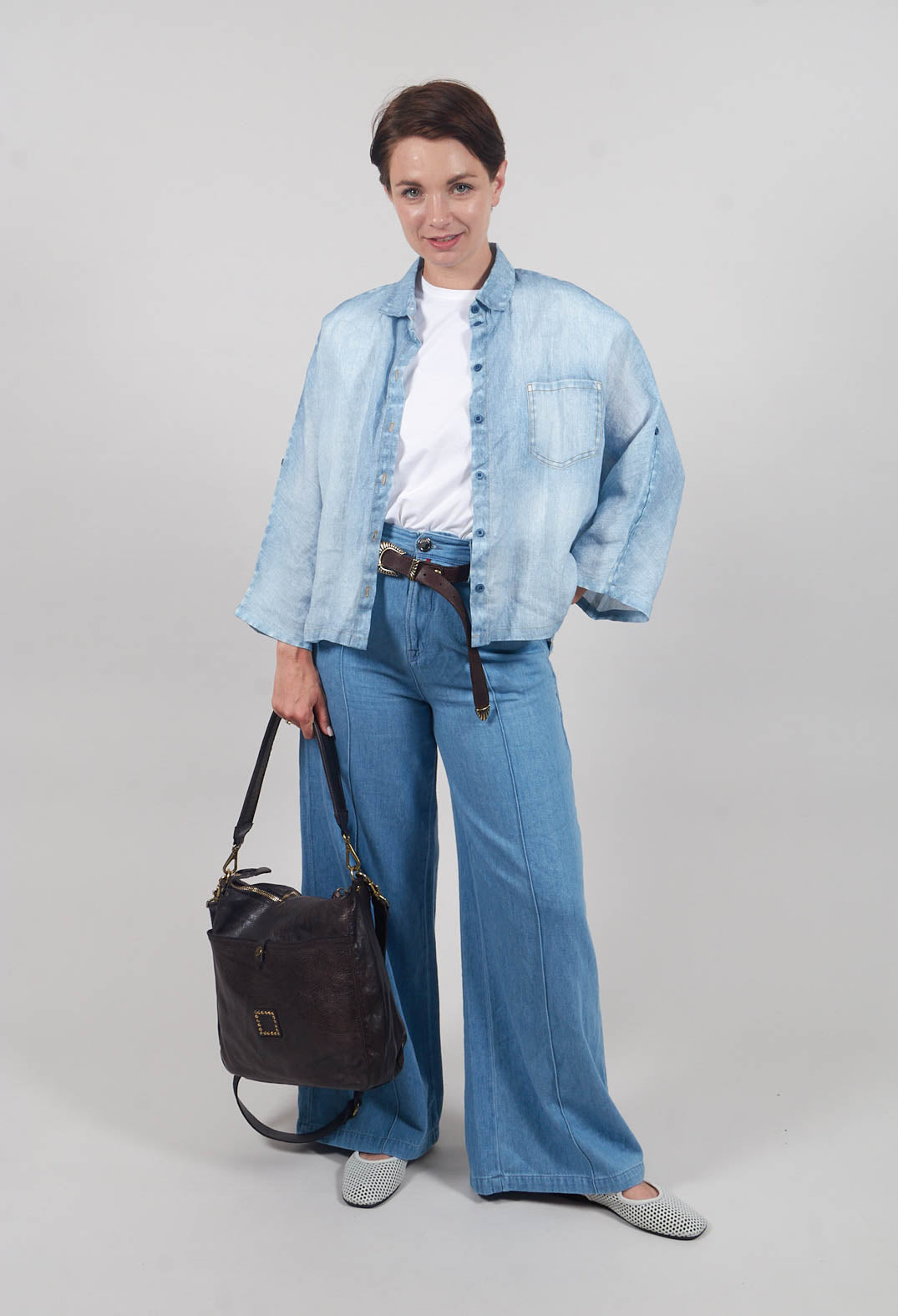 Tege Blouse in Denim