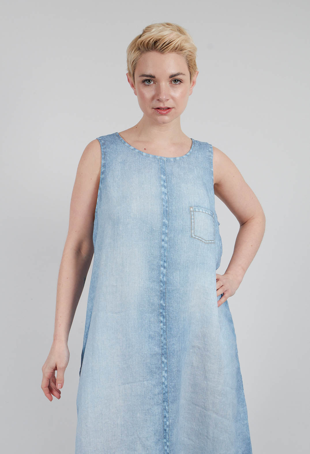 Owo Dress in Denim
