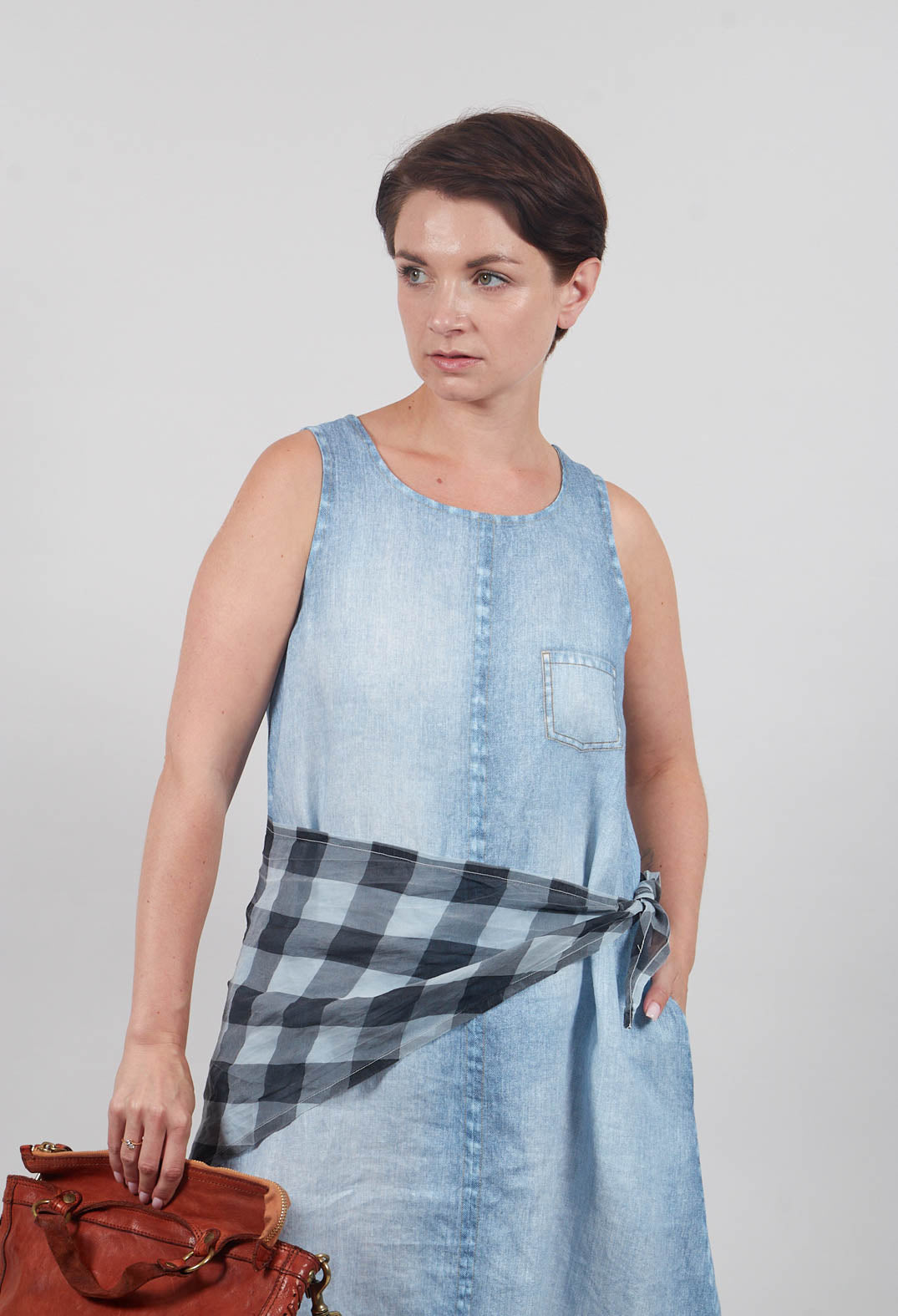 Owo Dress in Denim