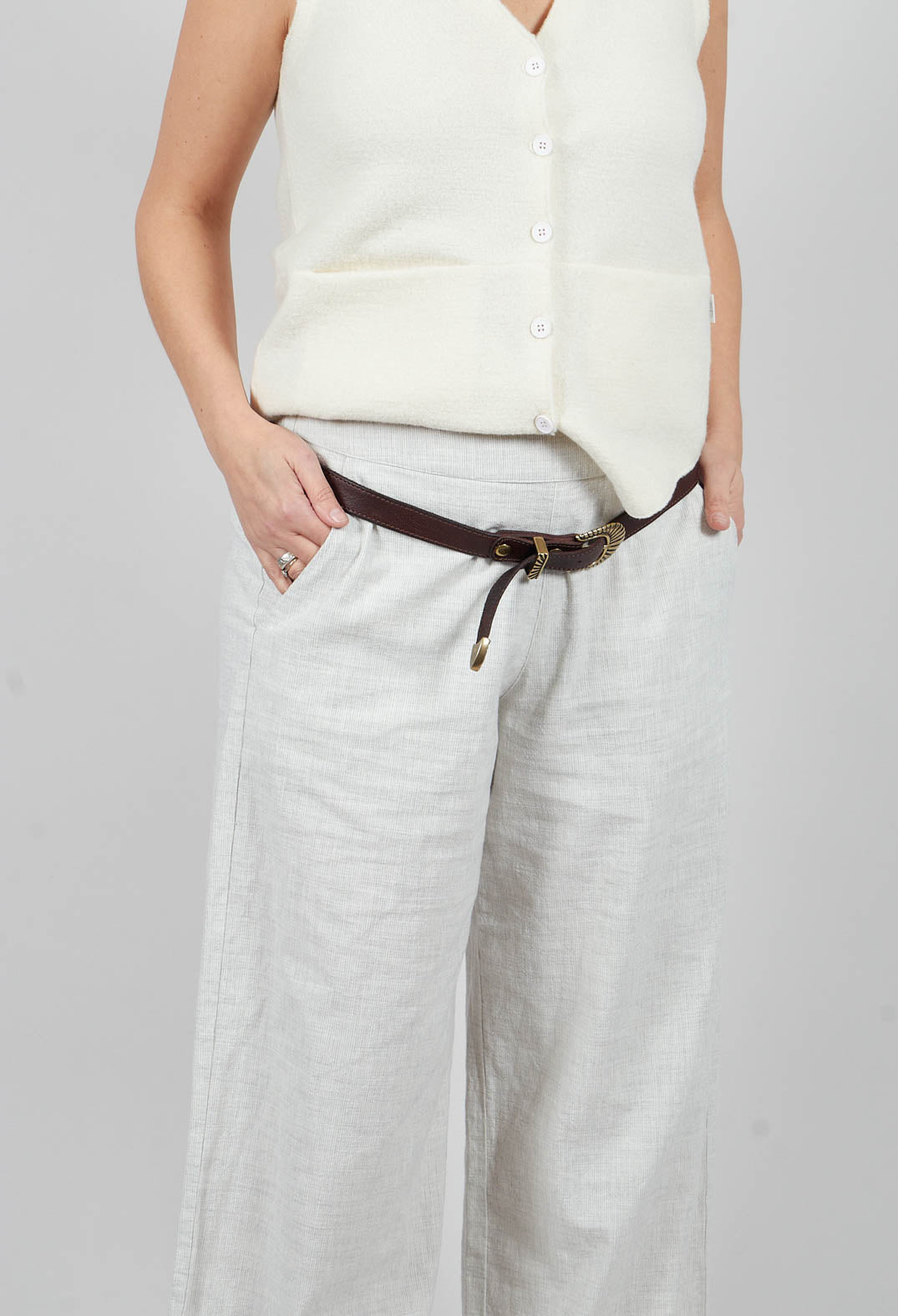 Anasy Trousers in Griege