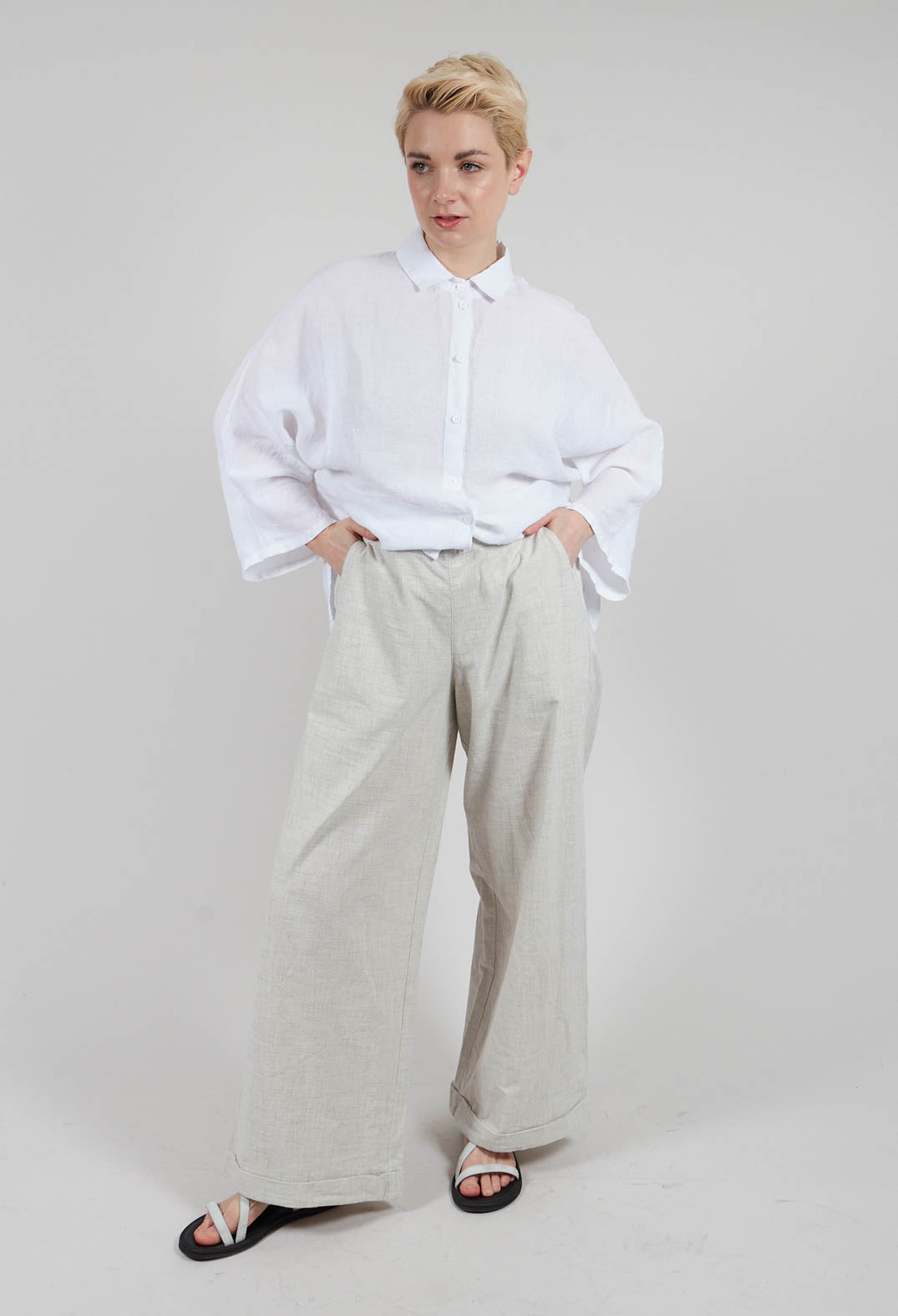 Anasy Trousers in Griege