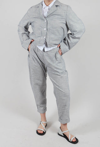Slim Fit Geisha Pants in Navy