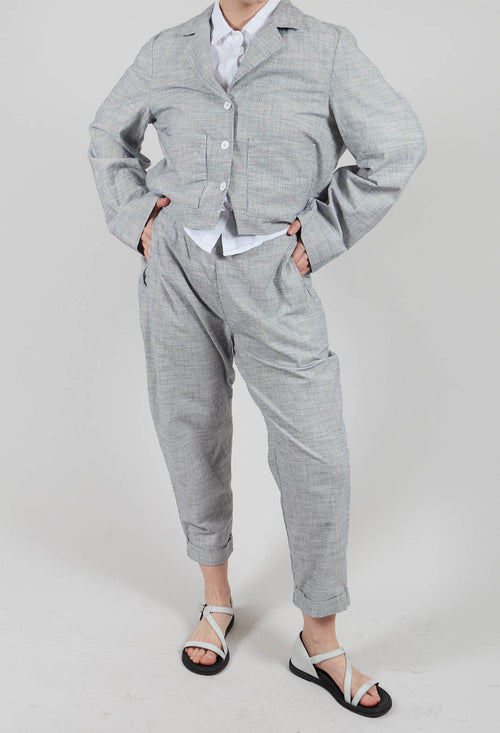Slim Fit Geisha Pants in Navy