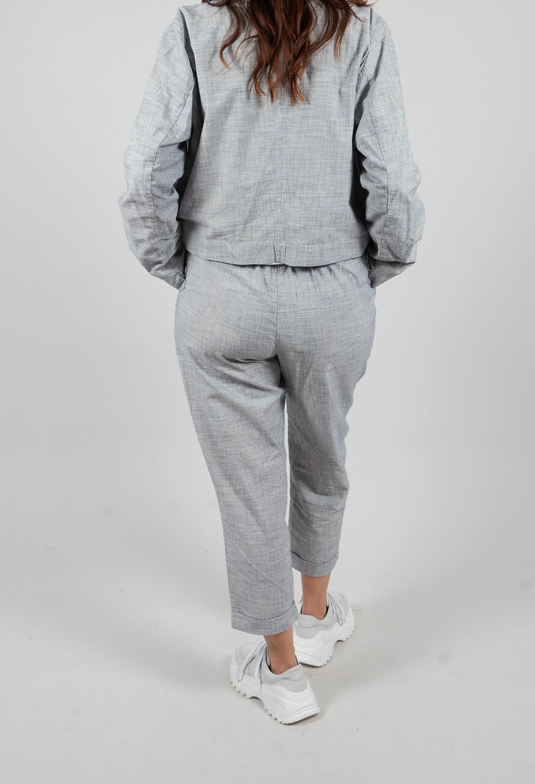 Slim Fit Geisha Pants in Navy