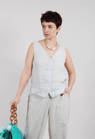 Yune Waistcoat in Greige