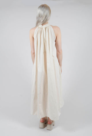 Halterneck Dress in Cream