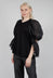 Balloon Sleeve Blouse in Black
