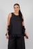 Frill Hemmed Blouse in Black