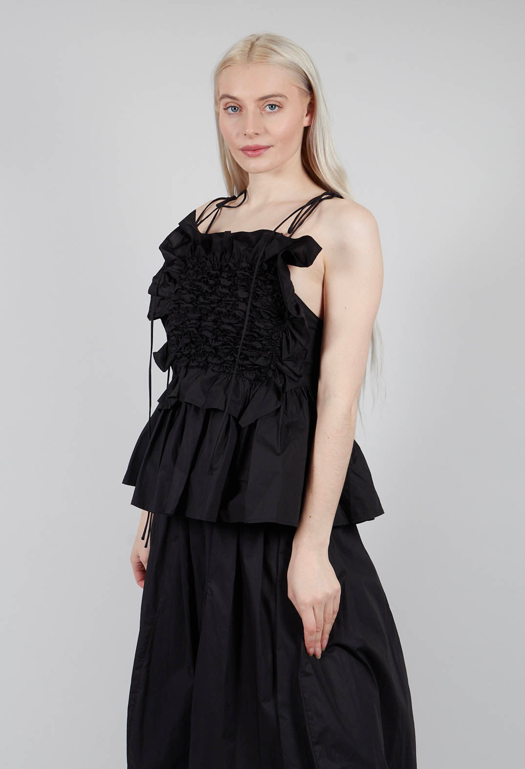 Textured Blouse in Black
