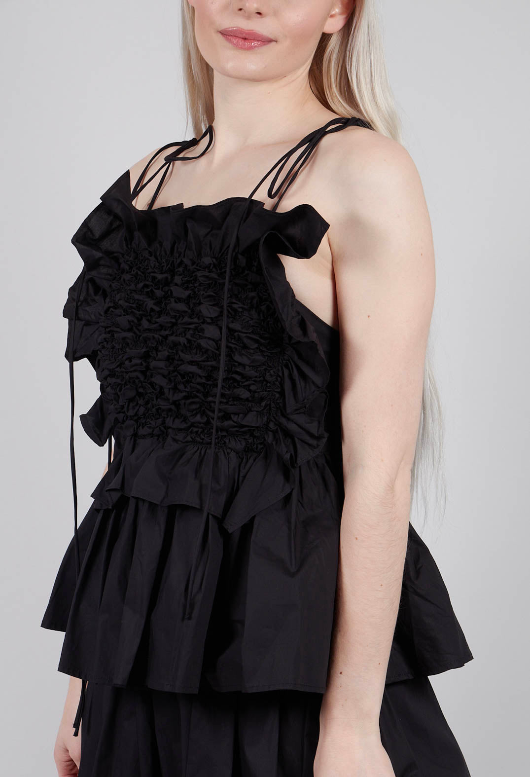 Textured Blouse in Black