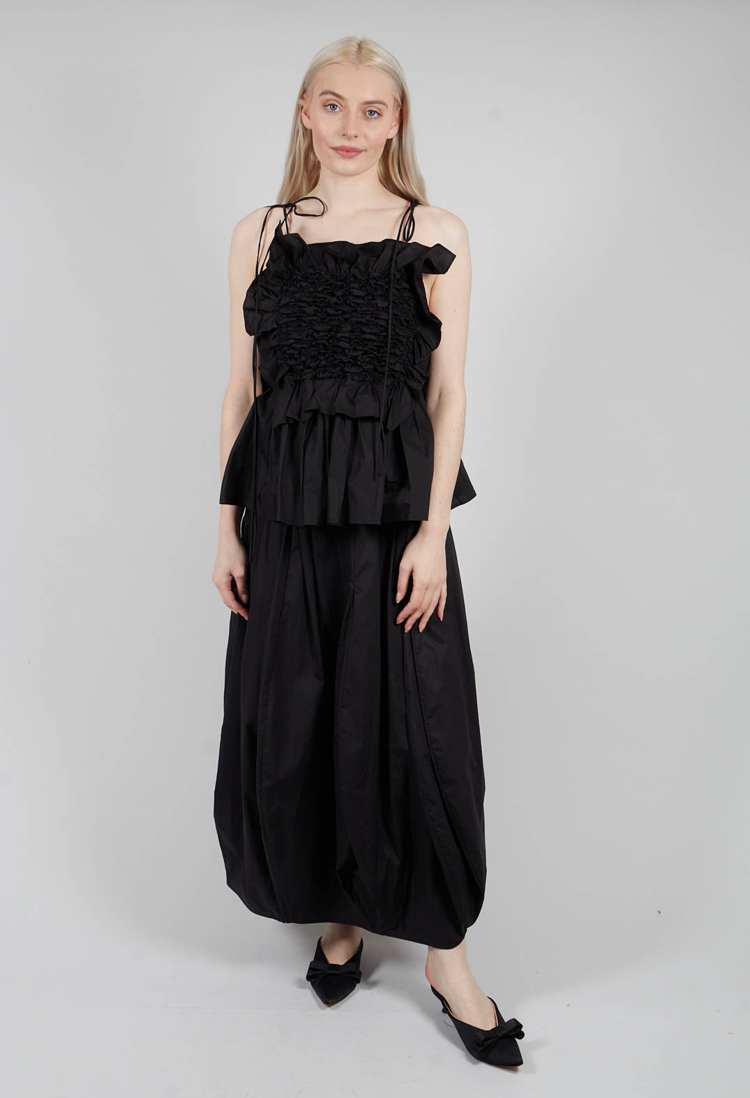 Textured Blouse in Black