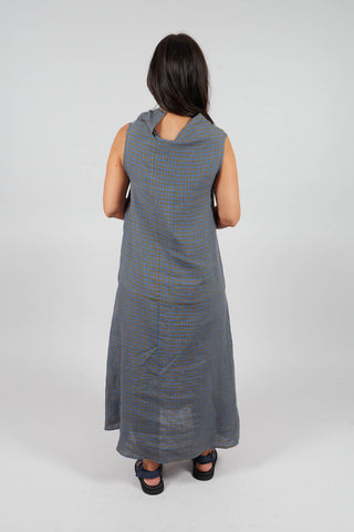 Gingham Linen Dress in Gilli
