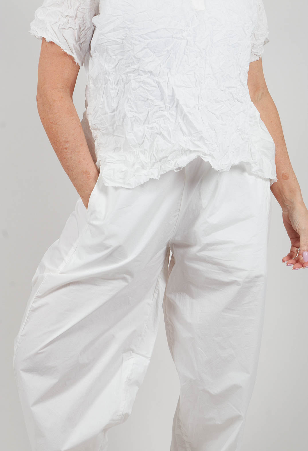 Botanicals Trousers in Schnee
