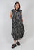 GRKO Dress in Black with White