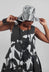 BONE Hat in White with Black
