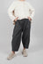 Contrast Stitch Jean Trousers in Dark Blue