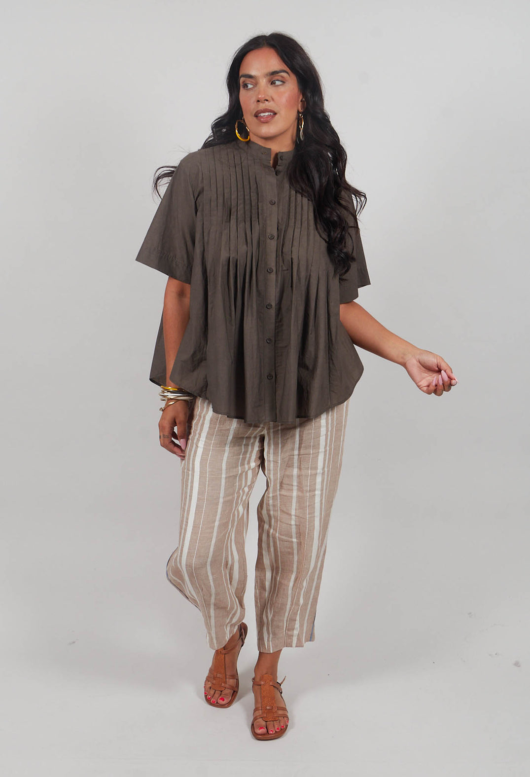 Tyra Trousers in Mocha