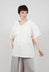 Sailor Collar Blouse in Off White