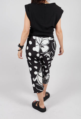Drop-Crotch Polka Dot in Original Black