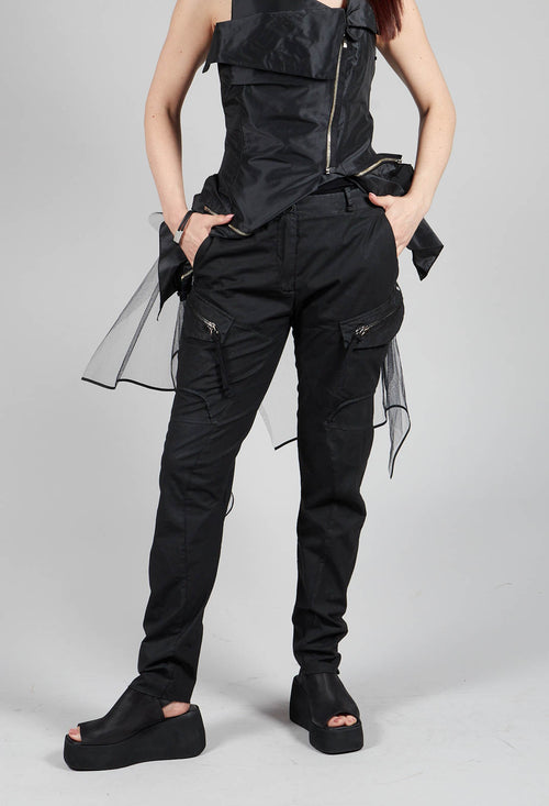 Utility Trousers in Black
