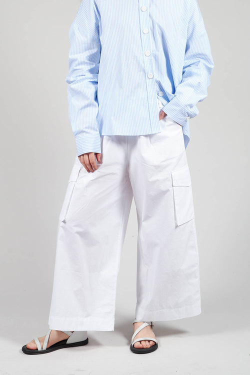 Cargo Trousers in Bianco