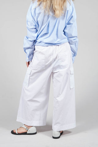 Cargo Trousers in Bianco