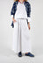 Cotton Wide Leg Trousers in Bianco