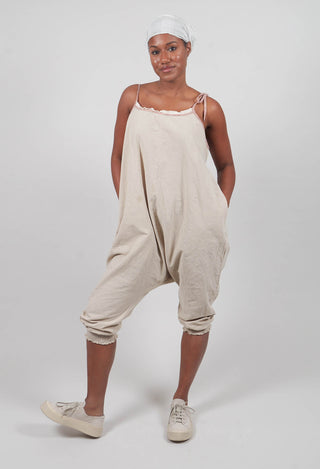 Alain Jumpsuit in Striped Linen