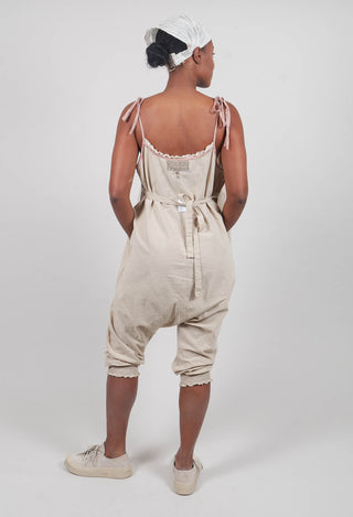 Alain Jumpsuit in Striped Linen